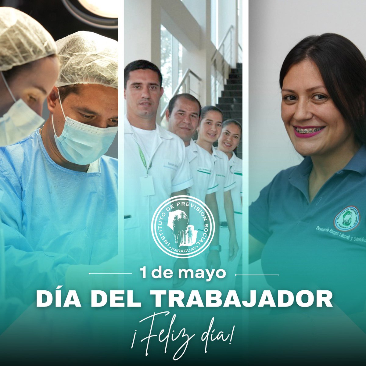 En el Día del Trabajador, saludamos y agradecemos a todos quienes, con esfuerzo y dedicación, contribuyen cada día al bienestar de nuestros asegurados. ¡Feliz Día del Trabajador! 
🩺 👩‍⚕️👨‍⚕️🤝🎉