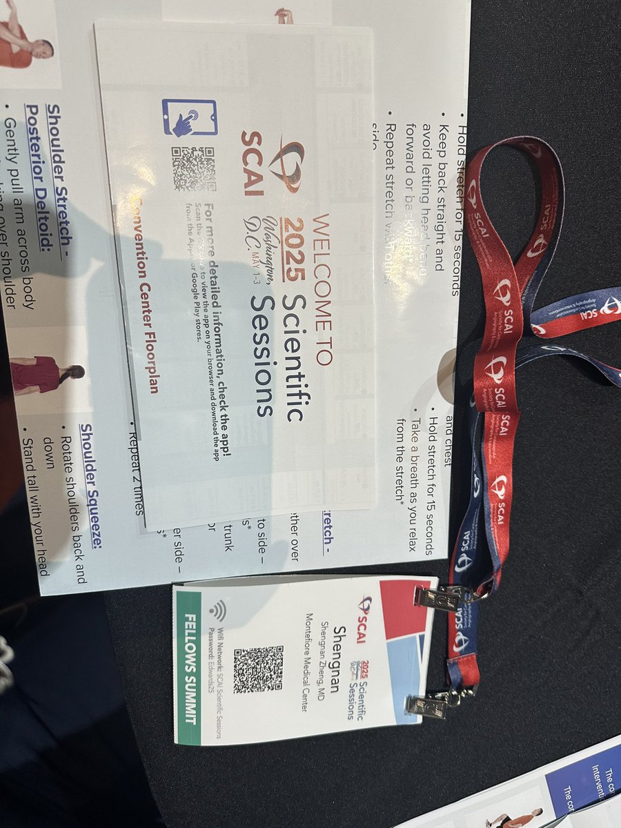 Shengnan Zheng, MD (@zheng_md) on Twitter photo So excited to be at #SCAI2025 and part of incredible #SCAI FellowsSummit!
Learning never stops—especially when you’re surrounded by the best in interventional cardiology!
#InterventionalCardiology <a href="/MontefioreNYC/">Montefiore Health System</a> <a href="/nadia_sutton/">Nadia Sutton</a> <a href="/AdhirShroff/">Adhir Shroff</a> <a href="/DougDrachmanMD/">Douglas Drachman</a> <a href="/SripalBangalore/">Sripal Bangalore</a> So excited to be at #SCAI2025 and part of incredible #SCAI FellowsSummit!
Learning never stops—especially when you’re surrounded by the best in interventional cardiology!
#InterventionalCardiology <a href="/MontefioreNYC/">Montefiore Health System</a> <a href="/nadia_sutton/">Nadia Sutton</a> <a href="/AdhirShroff/">Adhir Shroff</a> <a href="/DougDrachmanMD/">Douglas Drachman</a> <a href="/SripalBangalore/">Sripal Bangalore</a>