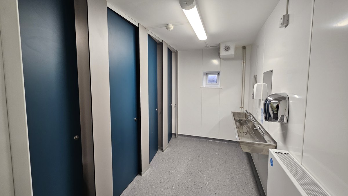 DaviesBros's tweet photo. Davies Brothers complete Refurbishment of Toilets and 6th Form Common Room at Dinas Bran School, Llangollen https://t.co/1kFV8eDMN1