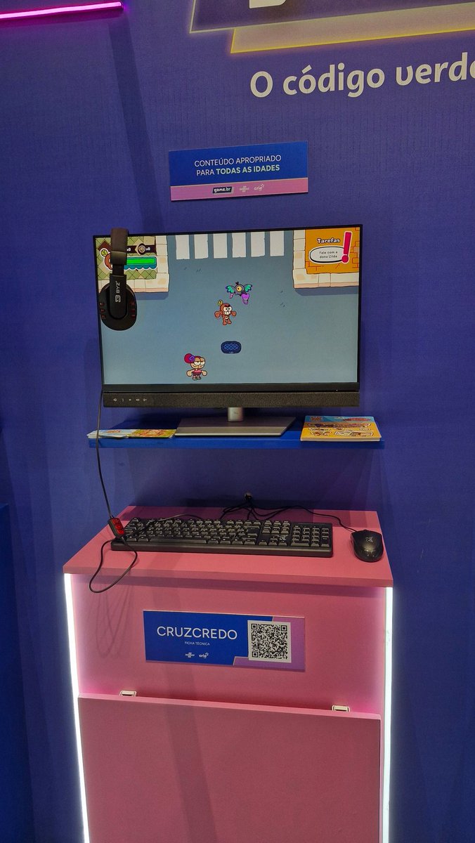 Vem testar nossa primeira build pública na Gamescom 🙌🏽 #indiegame #gamedev #gamescomlatam