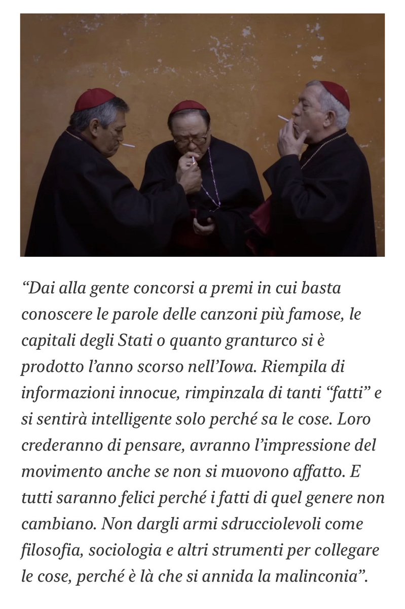 Riflessioni dalla nostra ultima #newsletter! 
Potete leggerla gratuitamente qui: open.substack.com/pub/salteditio… 
Parliamo di Harvard, 25 aprile,  di #conclave e molto altro!