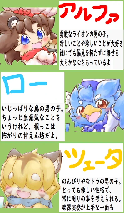 そんなうちの子たちはこちら

#ふぉれすと・ぶれ～ぶす 