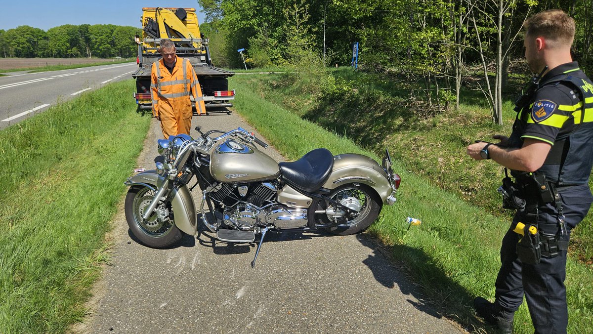 Motorrijder gewond bij ongeval nabij Eibergen
