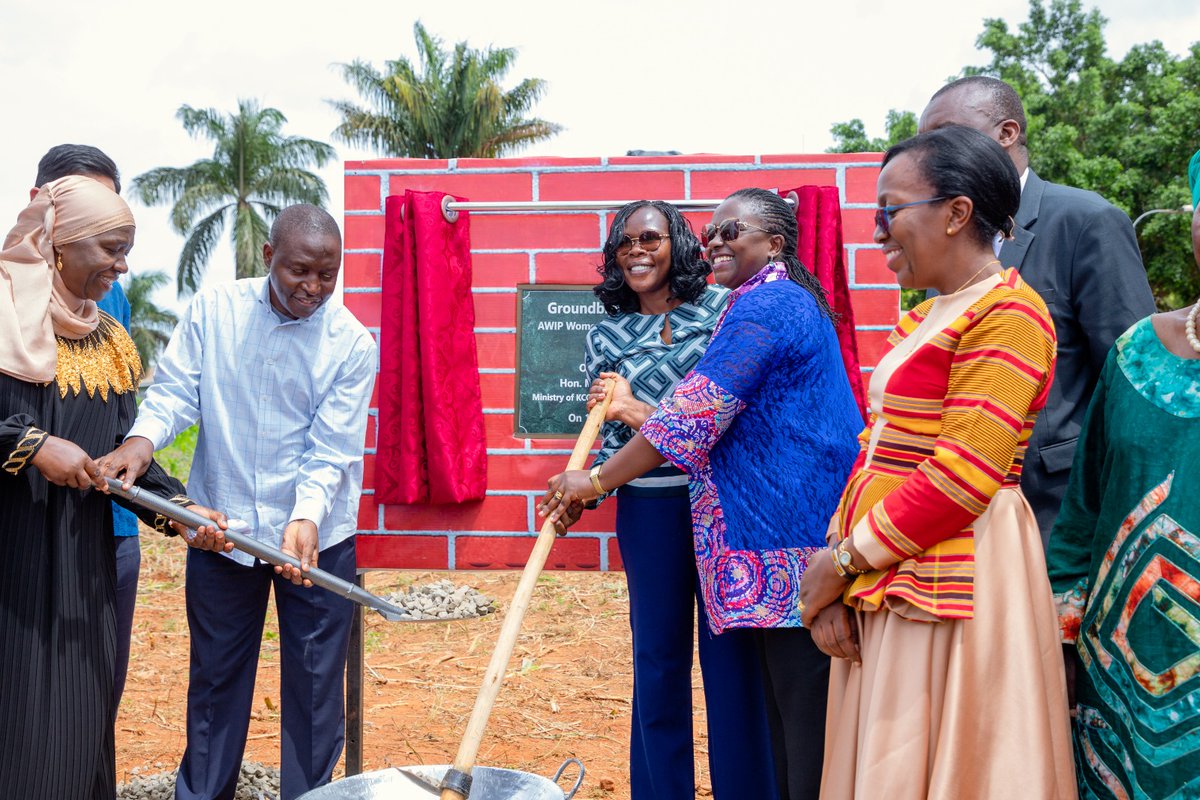 80% of Ugandan businesses are informal &amp; 90% of those businesses are women lead.I congratulate the women for taking the first step towards value addition &amp; investment. Today,as we groundbreak for the 1st ever women industrial park,I plage 💯 government support to these investors.