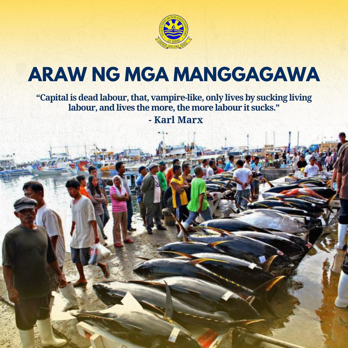 UPVCFOSSC's tweet image. “Capital is dead labour, that, vampire-like, only lives by sucking living labour, and lives the more, the more labour it sucks.”

Karl Marx 

Basahin:
facebook.com/share/p/198Nhi…