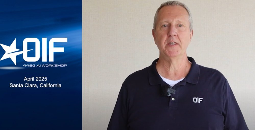 📽️448G Insights Video Series - Filmed at the OIF 448G Workshop last month, this session with OIF’s MA&amp;E Committee Co-Chair, Physical &amp; Link Layer Tom Issenhuth explores how coherent optics are evolving to meet tomorrow’s DCI and AI workloads.

🔗 Watch👇youtu.be/XS1Z8KWARLA