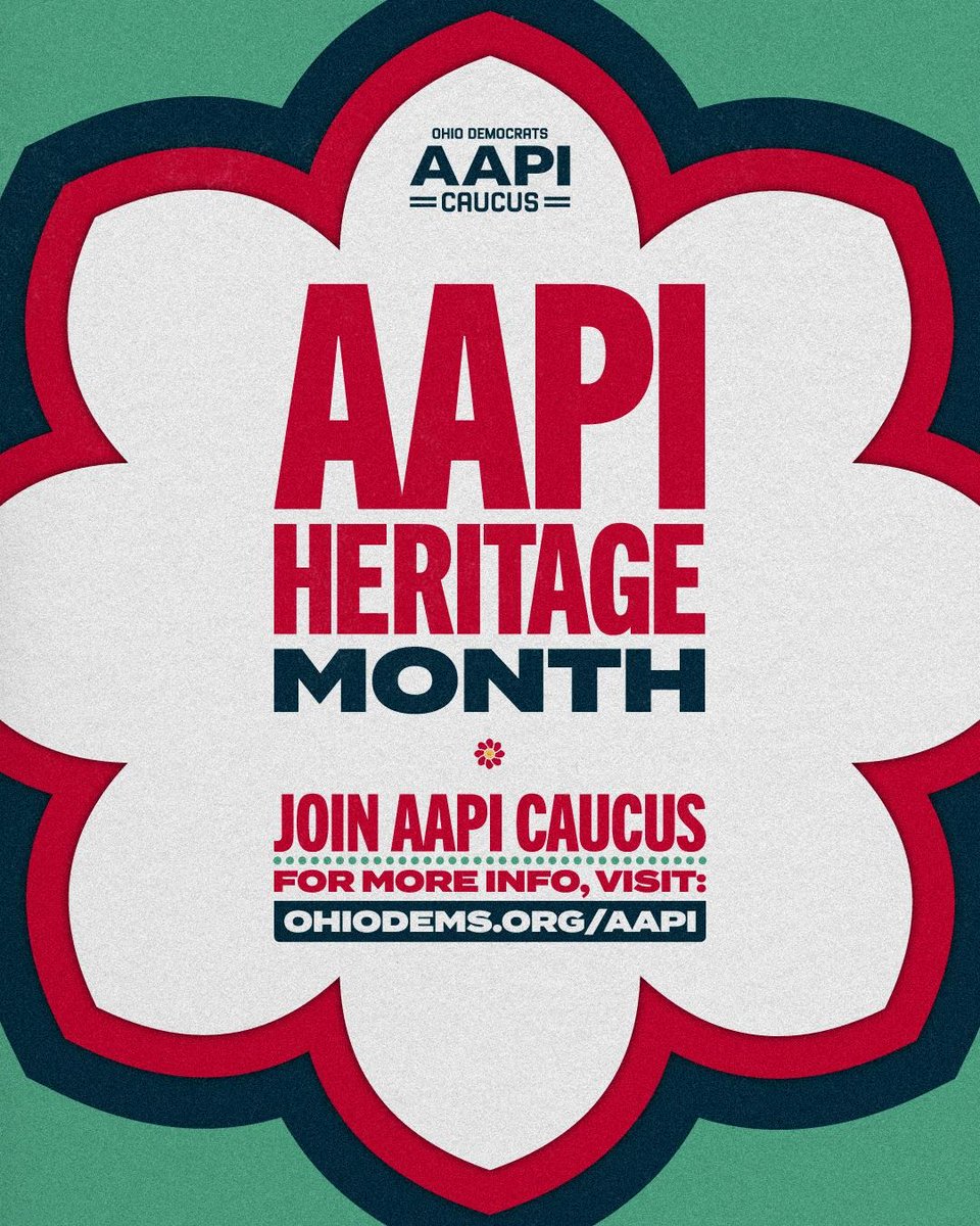 Happy AAPI Heritage Month! AAPI Ohioans have had a remarkable impact across every corner of our state. Join us in honoring AAPI leaders throughout the month of May. 

Interested in getting more involved? Join our AAPI Caucus to help shape the leaders of tomorrow!
