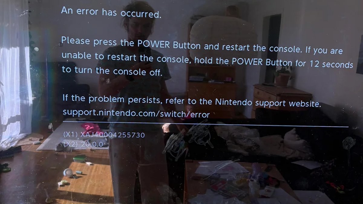 Switch新型 画面本体のみ 2021年製 エラー不具合品 QA6247 緊急修理