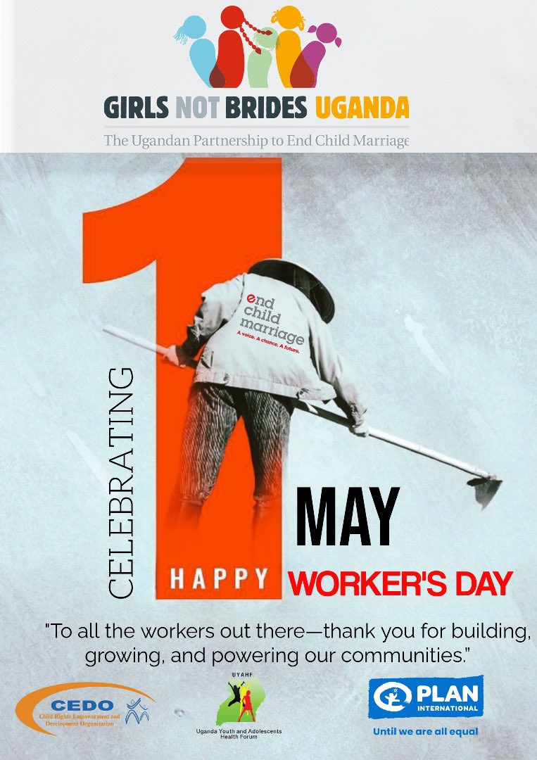 As we commemorate #LabourDay2025 we are reminding everyone stakeholder to commit to #EndChildMarriage 

Let's Keep the Pace in #EndingChildMarriage as we commemorate this day. 
We are Committed:
Our members are Committed:
