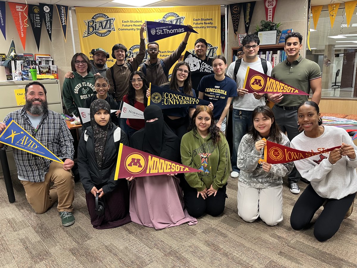 BHS Career Center (@bhs_career) on Twitter photo Decision Day <a href="/ISD191/">Burnsville-Eagan-Savage School District 191</a> congrats AVID seniors on your decisions <a href="/BurnsvilleHS/">Burnsville High School</a> <a href="/therealmrcroatt/">Chuck Croatt</a> <a href="/silb0017/">Kevin Silberman</a> <a href="/heim/">Andreas Heim</a> Decision Day <a href="/ISD191/">Burnsville-Eagan-Savage School District 191</a> congrats AVID seniors on your decisions <a href="/BurnsvilleHS/">Burnsville High School</a> <a href="/therealmrcroatt/">Chuck Croatt</a> <a href="/silb0017/">Kevin Silberman</a> <a href="/heim/">Andreas Heim</a>