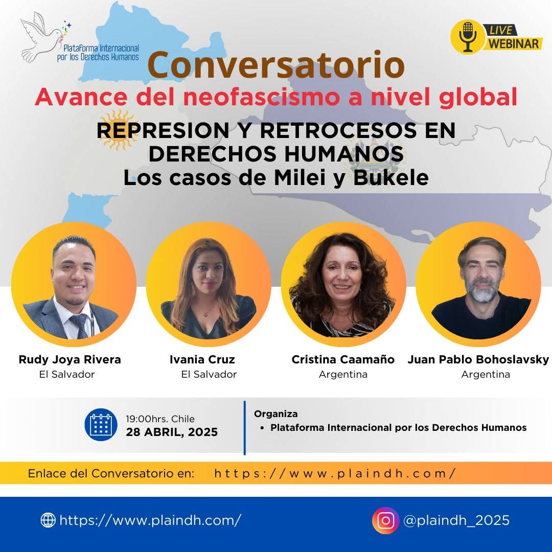 Abogado RUDY JOYA (@joya_rudy) on Twitter photo Estuvimos en este importante evento a nivel latinoamericano. ⚖🌎
En el cual expusimos las realidades de vulneraciones de derechos humanos que se vive en El Salvador. Debido a la corrupciòn estatal, gubernamental y judicial. Gracias a (Plataforma Internacional de #DDHH) <a href="/Unidehc/">UNIDEHC EL SALVADOR</a> Estuvimos en este importante evento a nivel latinoamericano. ⚖🌎
En el cual expusimos las realidades de vulneraciones de derechos humanos que se vive en El Salvador. Debido a la corrupciòn estatal, gubernamental y judicial. Gracias a (Plataforma Internacional de #DDHH) <a href="/Unidehc/">UNIDEHC EL SALVADOR</a>