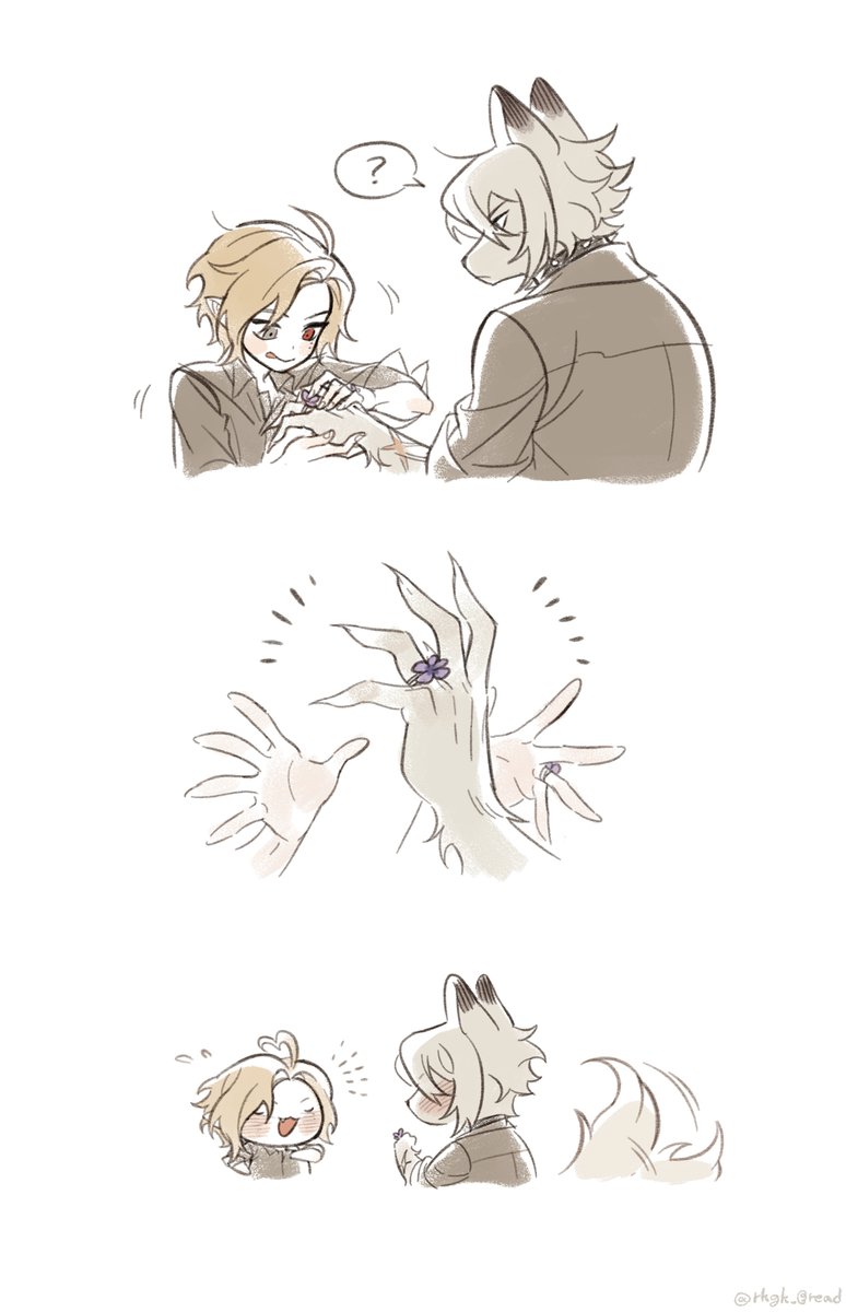 rkgk_bread's tweet photo. #lycahugo
제비꽃 반지 만들어줘~ https://t.co/IzDNYE9tdF