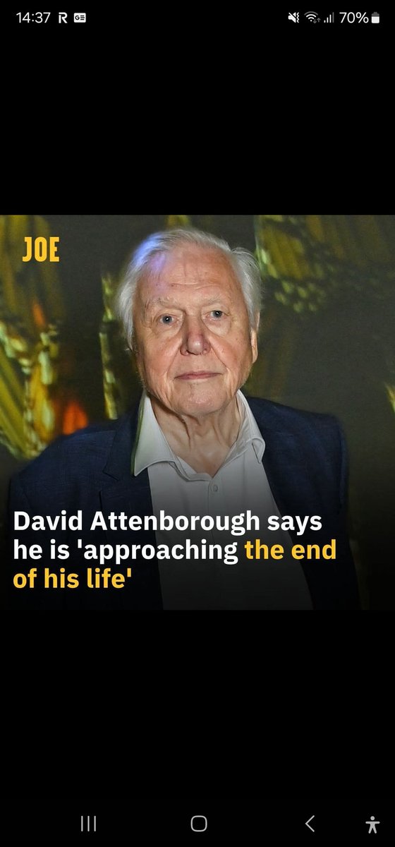 George Zacharopoulos (@greekcomedian) on Twitter photo Let's appreciate Sir David Attenborough whilst he is still with us
My favourite memory is watching him on tv as a child in Greece hanging out with Gorillas. What a man, what a life.
Thank you Let's appreciate Sir David Attenborough whilst he is still with us
My favourite memory is watching him on tv as a child in Greece hanging out with Gorillas. What a man, what a life.
Thank you