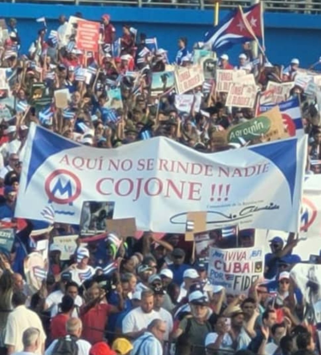 Es exactamente así la decisión del pueblo de Cuba. #PorCubaJuntosCreamos