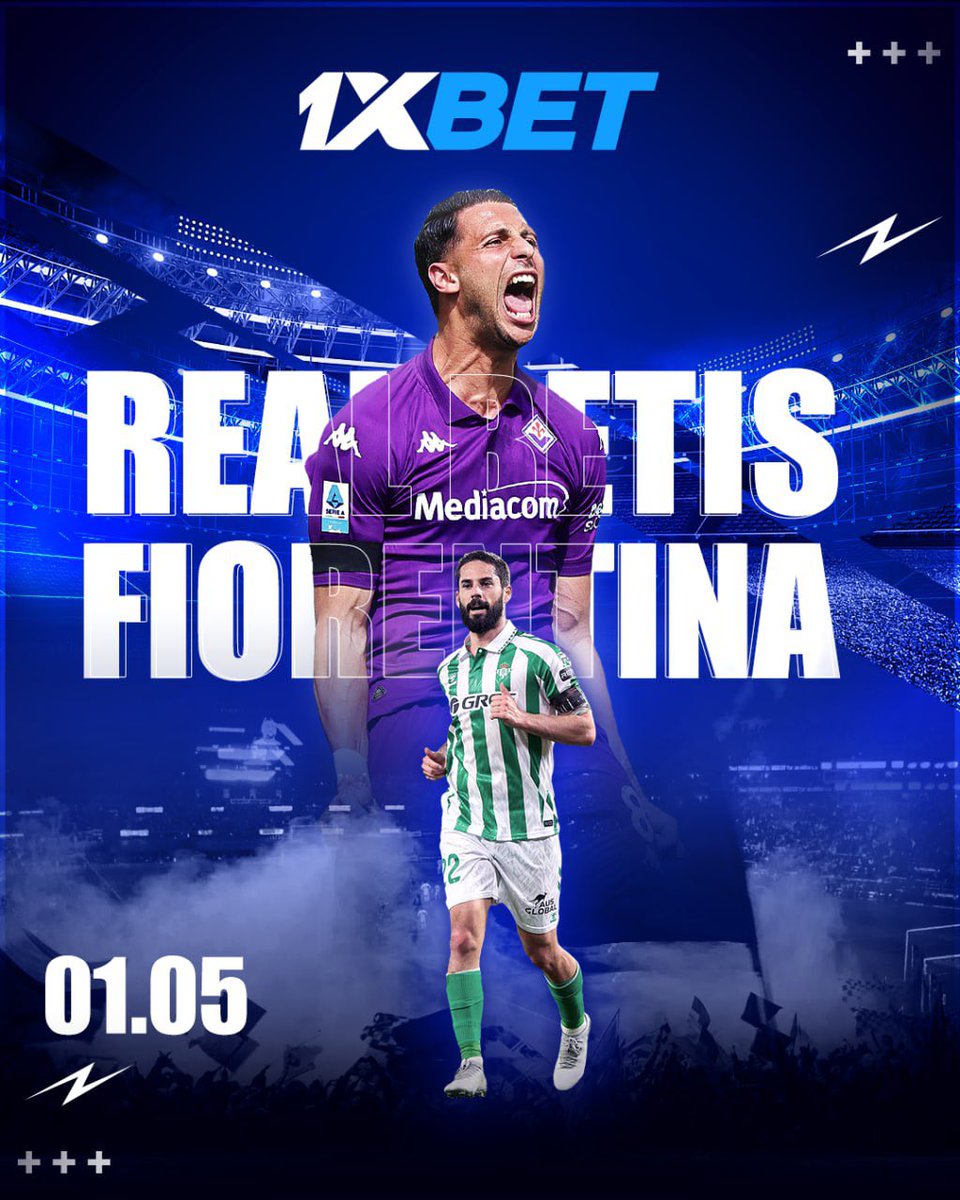 🏆🤩Ticket to final 
--- Do you think Fiorentina will beat Betis to book a place in the Final ? make sure to download 1xbet and use my promo code “RICO1X”for a 300% bonus. Let’s get that bread, register here bit.ly/3DKEeNx