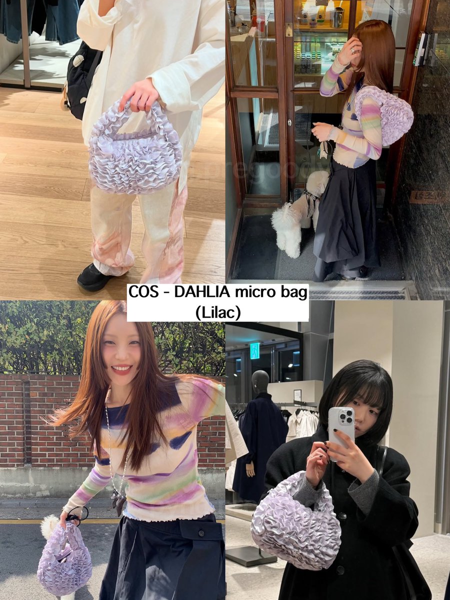 ppcrnying's tweet photo. DAHLIA shoulder bag
🛒 2,430.- จากราคาปกติ 3,230.- (รวมส่ง ems) *รับมัดจำ
🎨 color: black, ivory
size: 28x24x8.5 cm

DAHLIA micro bag
🛒 1,890.- จากราคาปกติ 2,500.- (รวมส่ง ems) *รับมัดจำ
🎨 color: lilac
size: 14x17x6.5 cm https://t.co/mWABYwkCUJ
