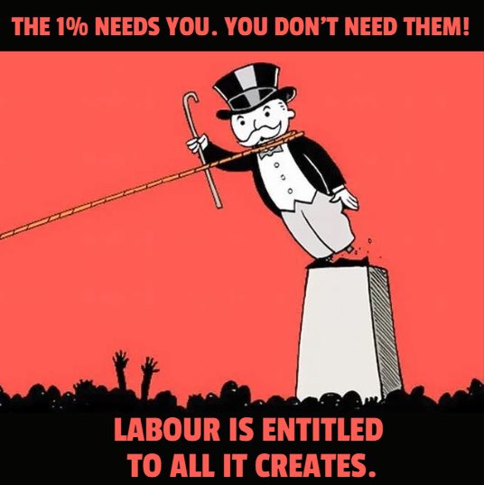 ProudSocialist's tweet photo. Happy May Day! Remember labor is entitled to all it creates. We don’t need the ruling class. They need us. https://t.co/qUbmezNevT