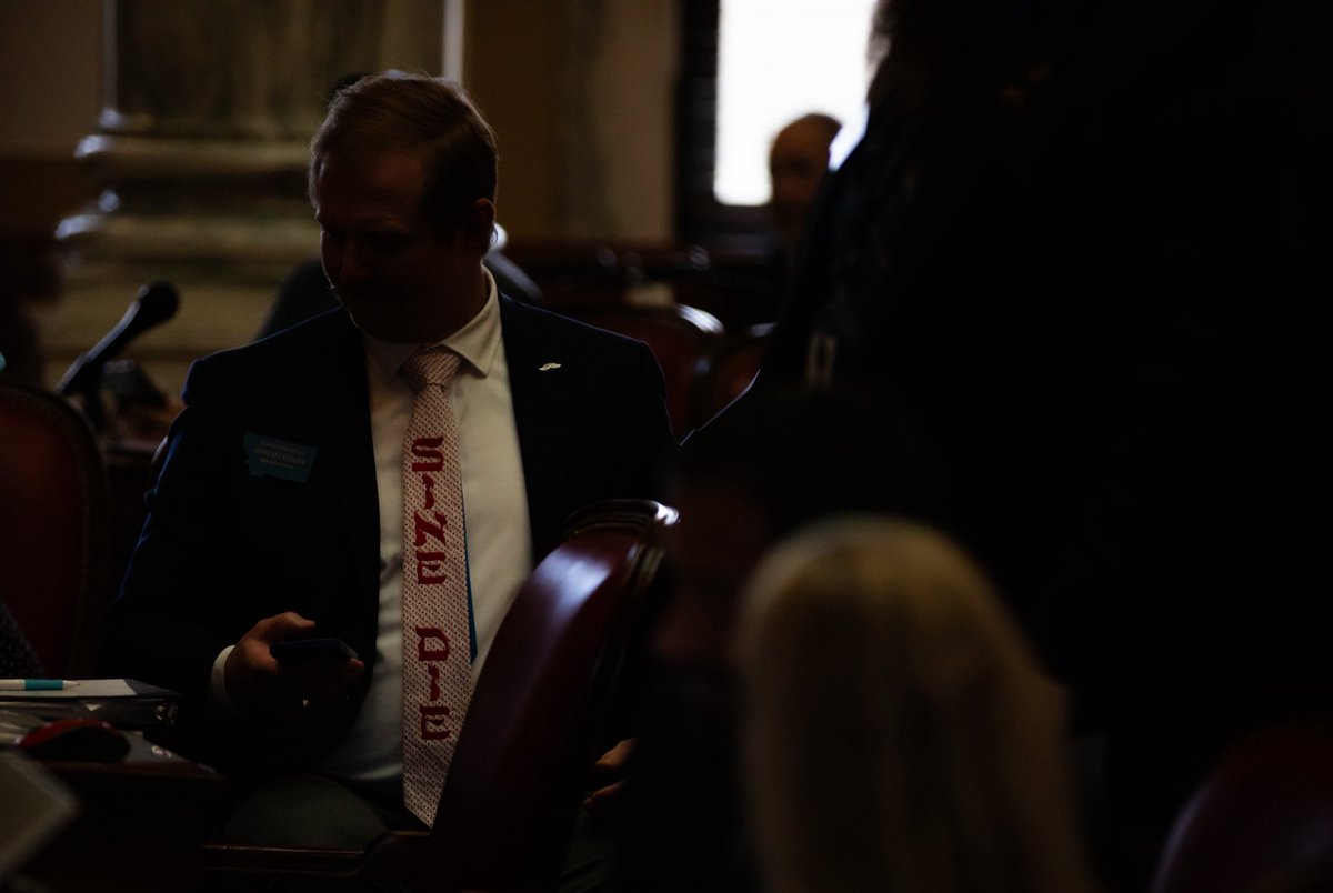 Lawmakers motion for sine die April 30 signifying the final day of the 2025 Montana Legislature.