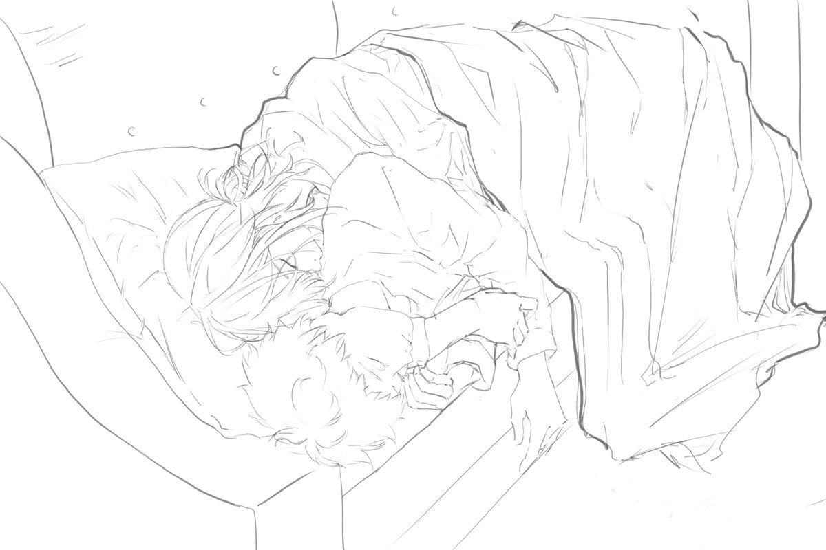 sketch
#haikyuufanart #kenhina