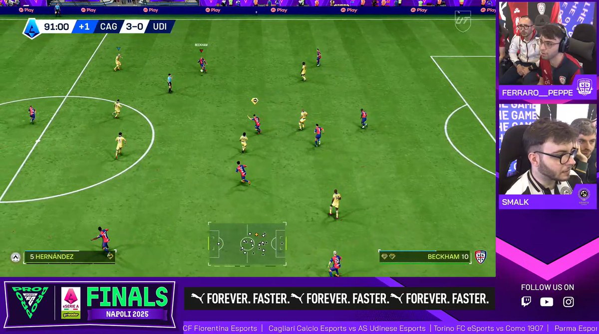 🏆 eSerie A Finals

Round of 16 - Match 6 results:
🇮🇹 <a href="/FerraroPeppe/">Ferraro__Peppe</a> 3-0 <a href="/SmalkXvii/">SmalkXVII</a> 🇮🇹

🇮🇹 <a href="/FerraroPeppe/">Ferraro__Peppe</a> qualified for quarter finals ✅