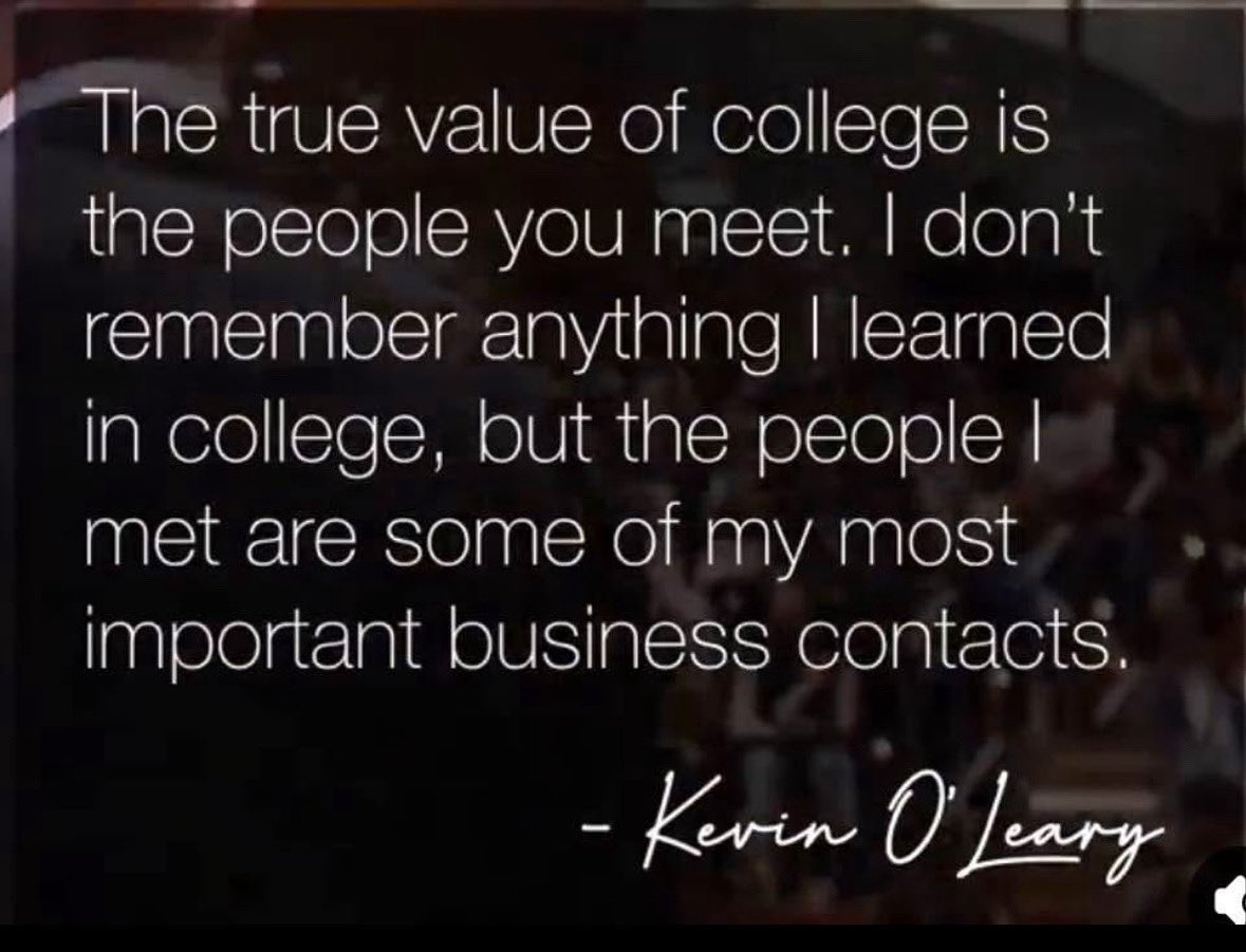 No check could ever replace being able to reach out to my TCU friends when I’m in a jam, when I may need a job, I may need a reference, or when life is kicking me in the teeth over &amp; over again. The true value of college sports is in the relationships you build along the way.