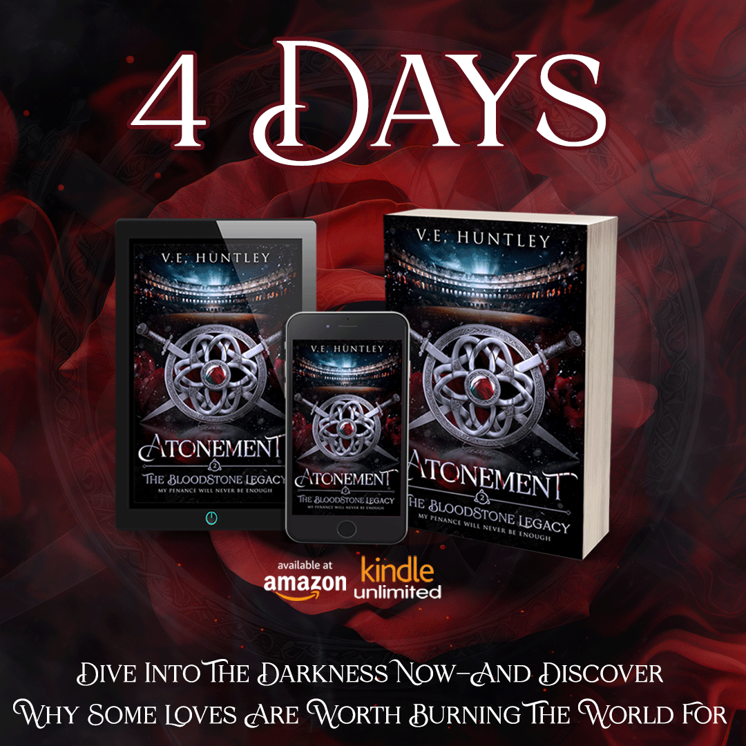 vehuntleywriter's tweet photo. โญ4 Days!โญ
Atonement (The BloodStone Legacy Book 2) - Coming May 5th โ Pre-Order Now!
https://t.co/osFmtMSLqk
#vehuntley #TheBloodStoneLegacy #Atonement #vampireromancebooks #vampiresmut #smutbooks #steamybooks https://t.co/jvvoSniHcQ