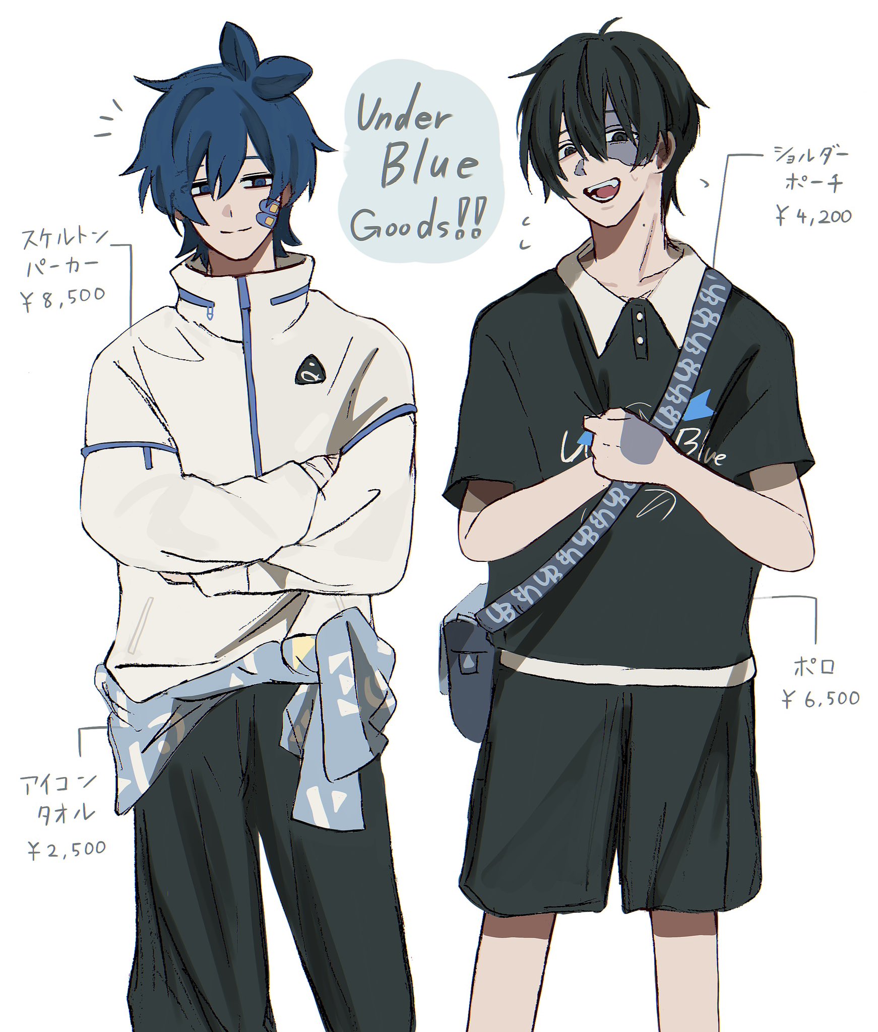 Eve under blueスケルトンパーカーライブグッズ skeleton parka