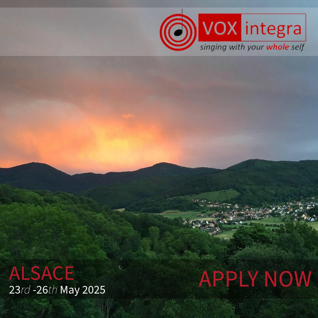 VOXintegra's tweet photo. Set in the tranquil hills of Alsace, our course offers the ideal environment to refine your artistry.

Experience three days of focused study in an extraordinary setting. Limited spaces available to ensure individual attention. https://t.co/Z7FBu9CmCE