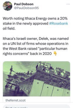 Maria ๐ (@mariachetcuti1) on Twitter photo <a href="/johnredwood/">John Redwood</a> The Tory party sold our North Sea leases to Israel and Norway!
We will have to buy it back at top dollar rate on the international markets. But only if we donโt upset the Israelis!
WHO PROFITS? Rishi Sunak's family firm Infosys signed $1.5B deal with BP
apple.news/ACiBcsr2hQ5-NZโฆ <a href="/johnredwood/">John Redwood</a> The Tory party sold our North Sea leases to Israel and Norway!
We will have to buy it back at top dollar rate on the international markets. But only if we donโt upset the Israelis!
WHO PROFITS? Rishi Sunak's family firm Infosys signed $1.5B deal with BP
apple.news/ACiBcsr2hQ5-NZโฆ