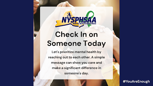 NYSPHSAA Mental Health Awareness Week!