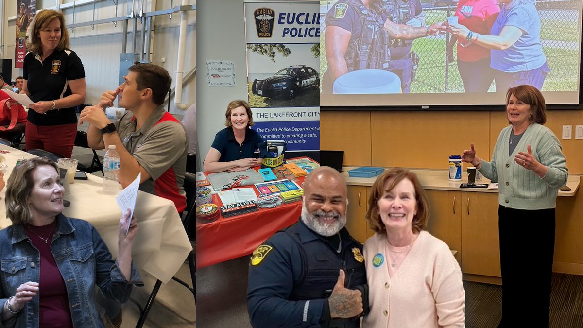 Euclid_PD's tweet image. Catch Community Policing Specialist Kate McLaughlin live and in action May 3, 1 pm @ Collision Bend Brewery in Euclid for an exclusive Block Watch Training session. Everyone is invited to join us – so make plans to attend and enjoy lunch while you learn. #EuclidPD #BlockWatch