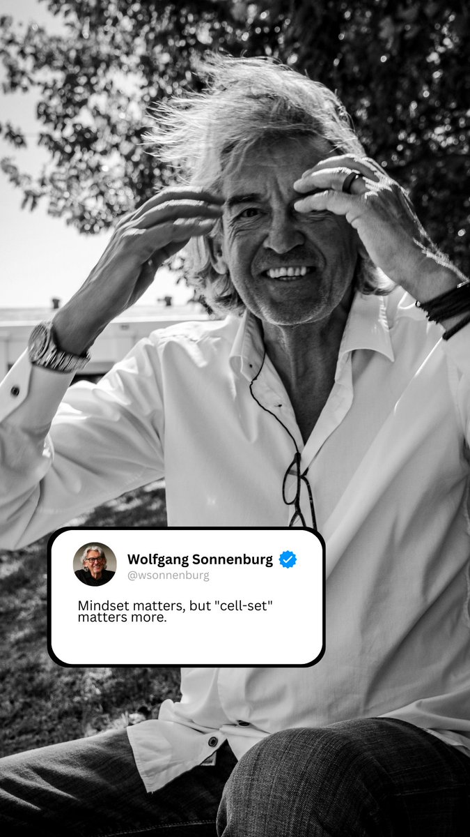wsonnenburg's tweet photo. You’ve not only created a mindset but also a chemistry within your body that reinforces it. If you don’t change at a cellular level, nothing will truly shift.
#Authenticity #WinningForLife #WinningForLifeShow #WinWin #WinspirationAcademy #LiveLife #WolfgangSonnenburg #Winspiration