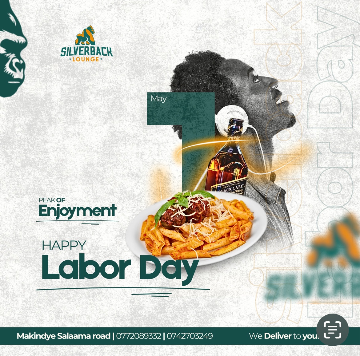 Happy labor week 
From us at silverback lounge 
#LaborDay
