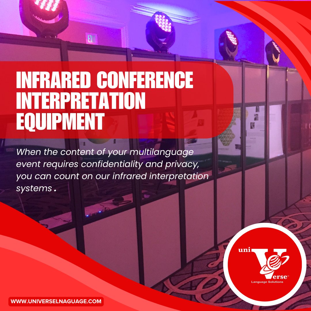 GotInterpreting's tweet photo. You can count on our Infrared interpretation systems for your multilingual events!

More information here
https://t.co/QI3GqBEbIC
Get a FREE quote Today!
#UniverseLanguageSolutions #simultaneousinterpretation
#OnlineInterpretation  #infraredinterpretationsystems https://t.co/CeHqKq9cgX