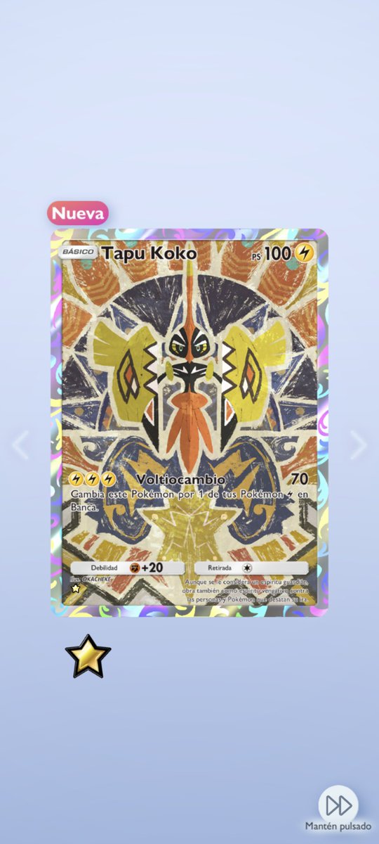 Menudas cositas me han tocado hoy en los sobres del Pokémon TCG Pocket 👀