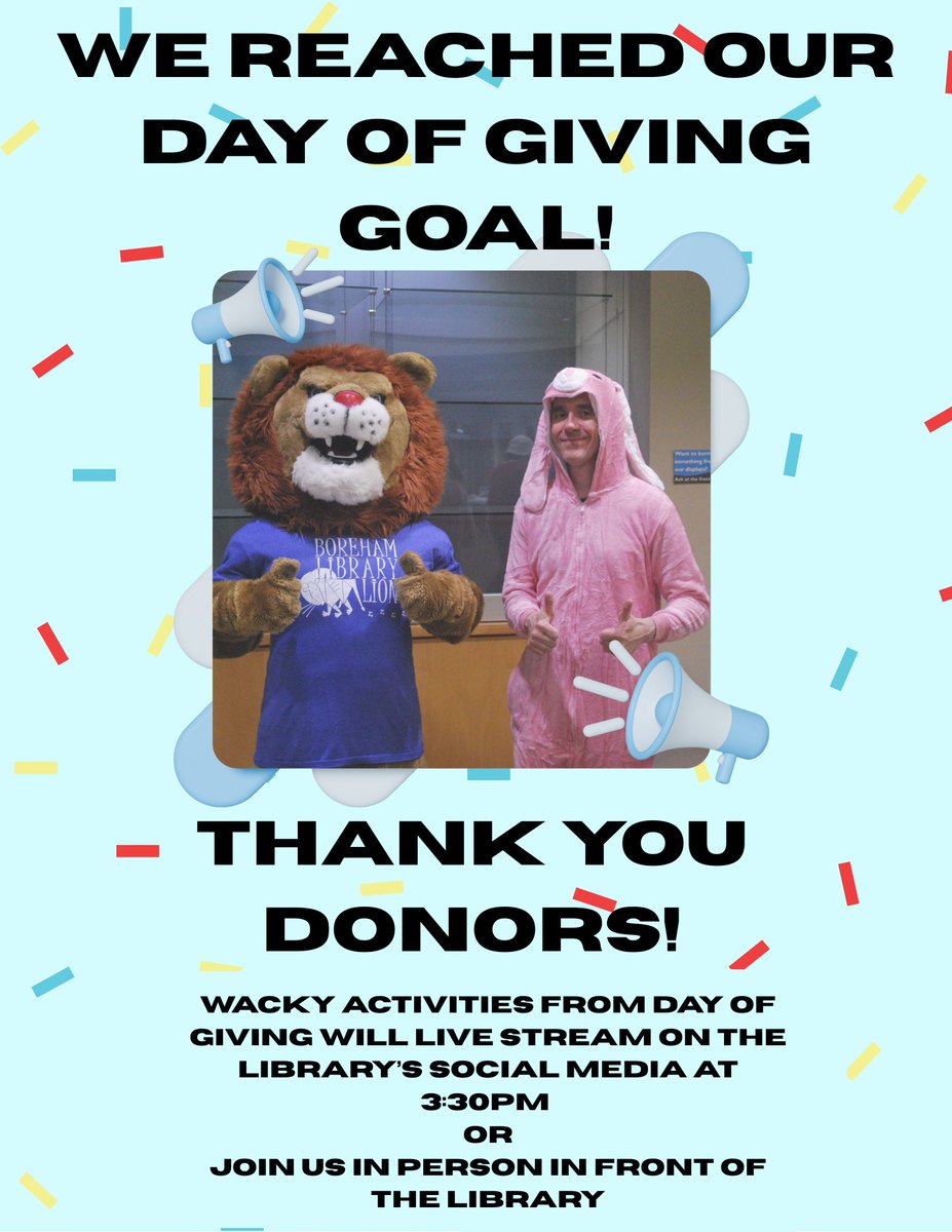 Thank you Donors!