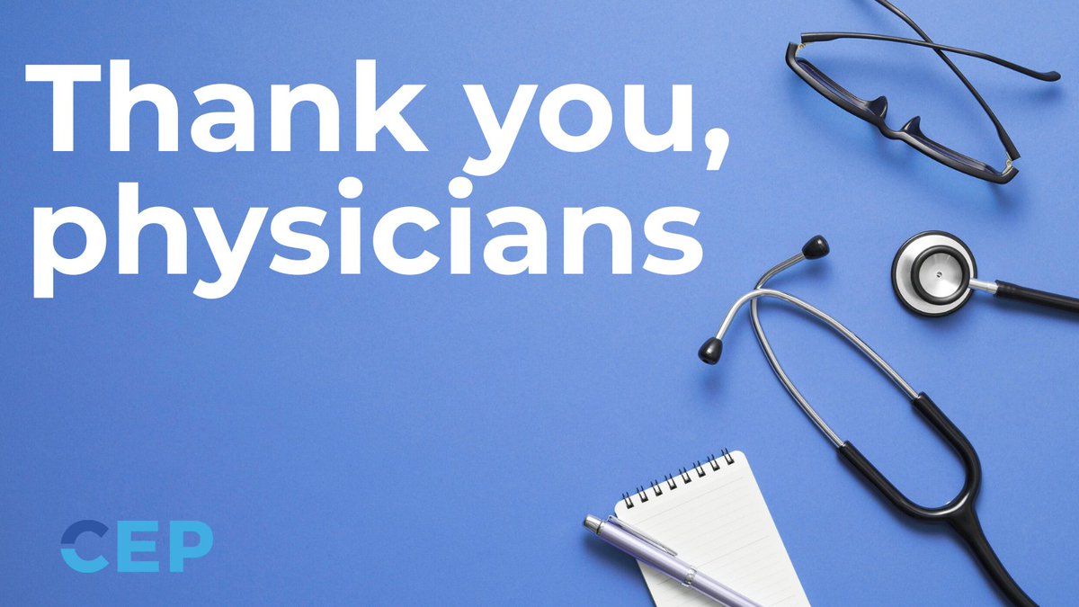 Happy #DoctorsDay to all the incredible physicians practicing across Canada!🧑‍⚕️ Thank you for your dedication to keeping Canadians healthy and happy. 

We're here to support you with trusted, evidence-based resources to make your jobs easier. 🔗cep.health/tools