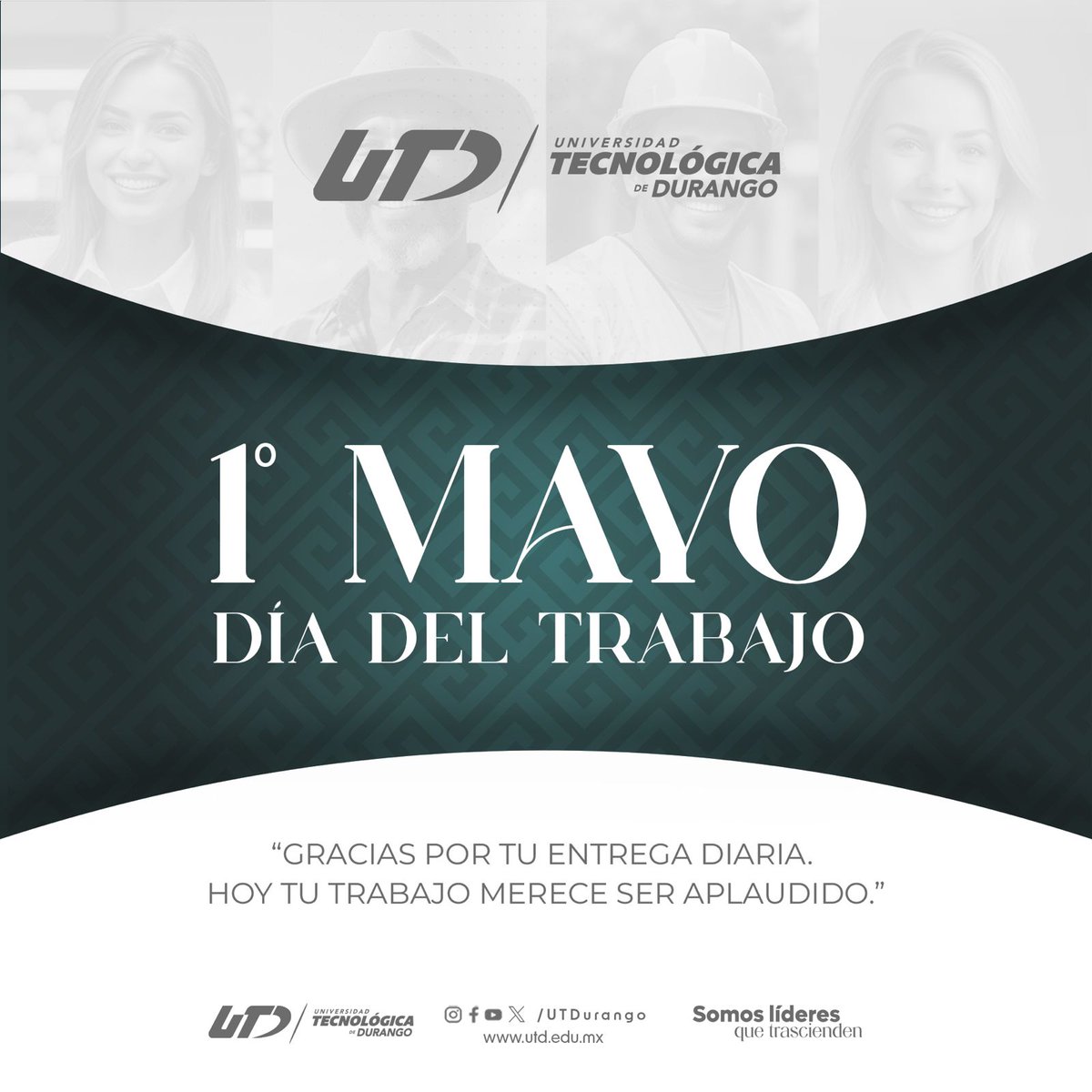 En la UTD reconocemos el esfuerzo, la dedicación y la pasión que cada trabajador aporta día con día para construir un mejor futuro. 💪🏼📚⚙️

Hoy celebramos a quienes hacen posible el desarrollo de nuestra sociedad con su talento y compromiso. ¡Feliz Día del Trabajo! 👏🏼🎉
