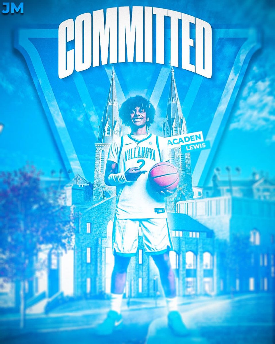 AlertsNova's tweet photo. BREAKING: Top-30 class of 2025 4 ⭐️ PG Acaden Lewis has committed to Villanova, according to @JonRothstein 

Lewis is the #5 PG in the 2025 class, and #29 overall, according to @247Sports 

The D.C. native is a former Kentucky commit and attended Sidwell Friends school in D.C.

WELCOME TO NOVA NATION! @AcadenLewis