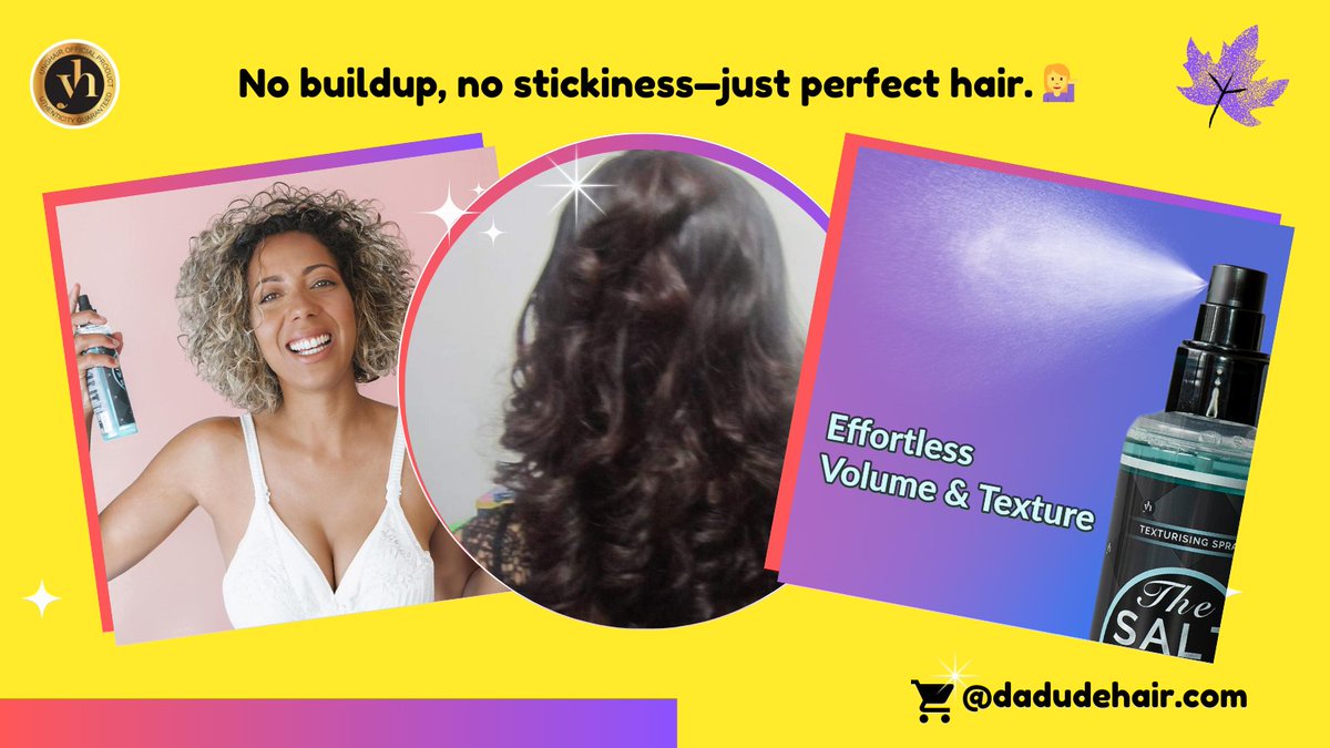 DaDudeyounghair's tweet image. 🌜 Late-night plans? Keep your hair looking flawless with a quick refresh! Spritz, scrunch, and go. No buildup, no stickiness—just perfect hair. 💁‍♀️ 🌟 
#QuickRefresh #HairCareMadeEasy #hairstyles