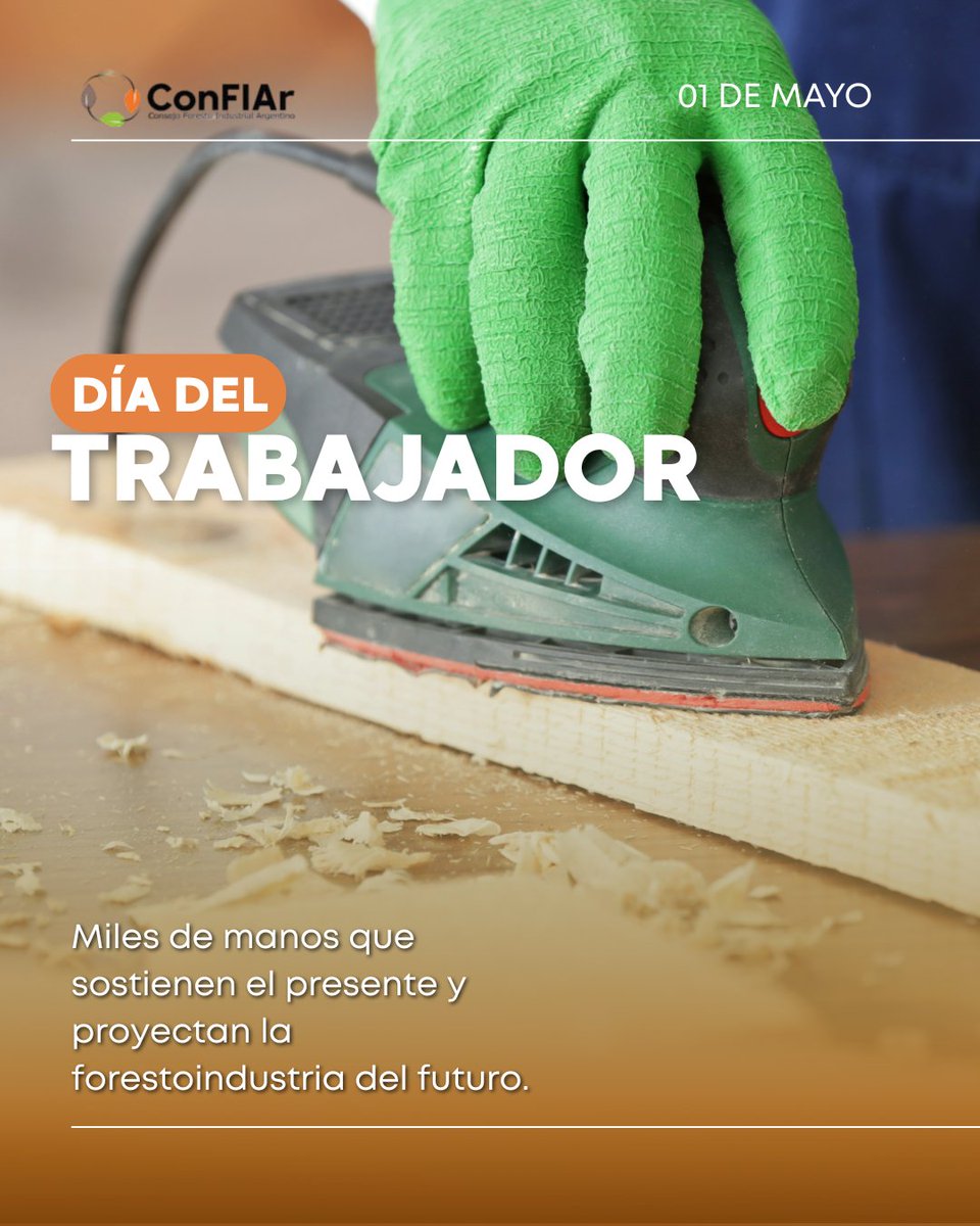 Hoy celebramos a quienes día a día hacen posible que la forestoindustria crezca en cada rincón del país.

Desde CONFIAR, agradecemos a los trabajadores forestales, industriales, técnicos y profesionales que transforman la foresto-industria en desarrollo, innovación y futuro.