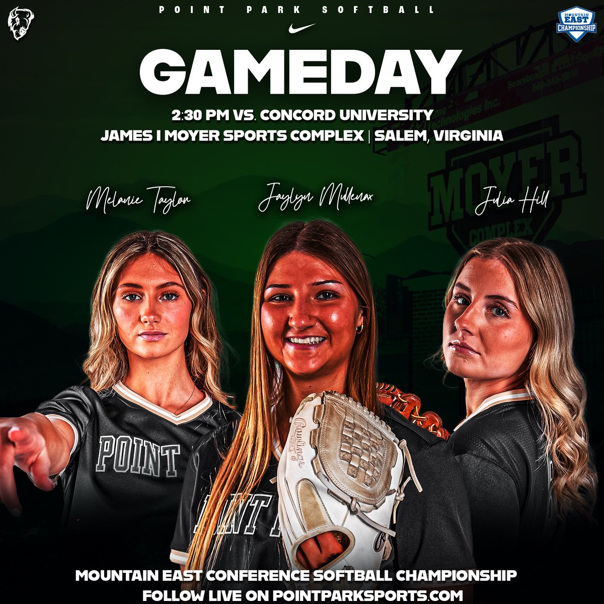🥎 Survive and advance.

🆚 #4S Concord
⏰ 2:30 PM
🏟️ James I Moyer Sports Complex
📺 MEC Digital Network
💻 Live Stats available on PointParkSports.com

#GoPioneers