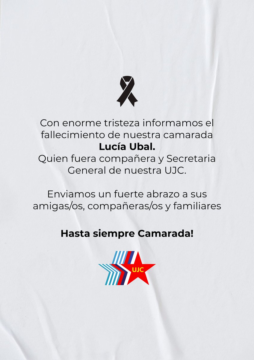 ujc_uy's tweet photo. Nuestros sueños se seguirán llamando revolución. 

Hasta siempre camarada. 🌹 https://t.co/F8xpUpwEmb