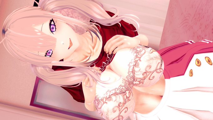 新しく可愛い下着を買うとすぐに見せてくれるsky 