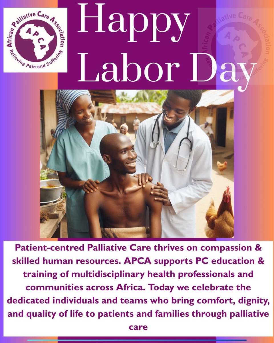 APCA (@apcassociation) on Twitter photo We salute all health workers striving to make #PalliativeCare accessible in Africa & beyond!
#LabourDay <a href="/ilo/">International Labour Organization</a> <a href="/PallChase/">Palliative Care in Humanitarian Aid Situations</a> <a href="/whpca/">WHPCA</a> <a href="/ICPCN/">ICPCN</a> <a href="/IAHPC/">IAHPC</a> <a href="/palliumindia/">Pallium India</a> <a href="/palliumcanada/">Pallium Canada</a> <a href="/TrueColoursTrus/">True Colours Trust</a> <a href="/IrishHospice/">Irish Hospice Foundation</a> We salute all health workers striving to make #PalliativeCare accessible in Africa & beyond!
#LabourDay <a href="/ilo/">International Labour Organization</a> <a href="/PallChase/">Palliative Care in Humanitarian Aid Situations</a> <a href="/whpca/">WHPCA</a> <a href="/ICPCN/">ICPCN</a> <a href="/IAHPC/">IAHPC</a> <a href="/palliumindia/">Pallium India</a> <a href="/palliumcanada/">Pallium Canada</a> <a href="/TrueColoursTrus/">True Colours Trust</a> <a href="/IrishHospice/">Irish Hospice Foundation</a>