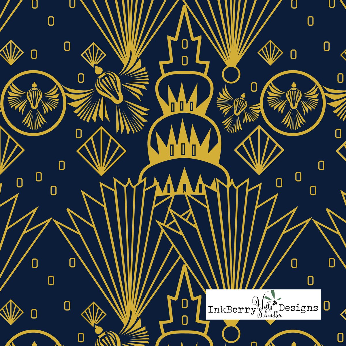 holly_schindler's tweet image. It's all about Art Deco for the latest #spoonflowerdesignchallenge! Got some inspiration from the Chrysler Building with a night sky:

Chrysler Building Pattern: spoonflower.com/en/fabric/1932…

Birds and Diamonds Pattern: spoonflower.com/en/fabric/1925…

#digitalartist #patterndesign