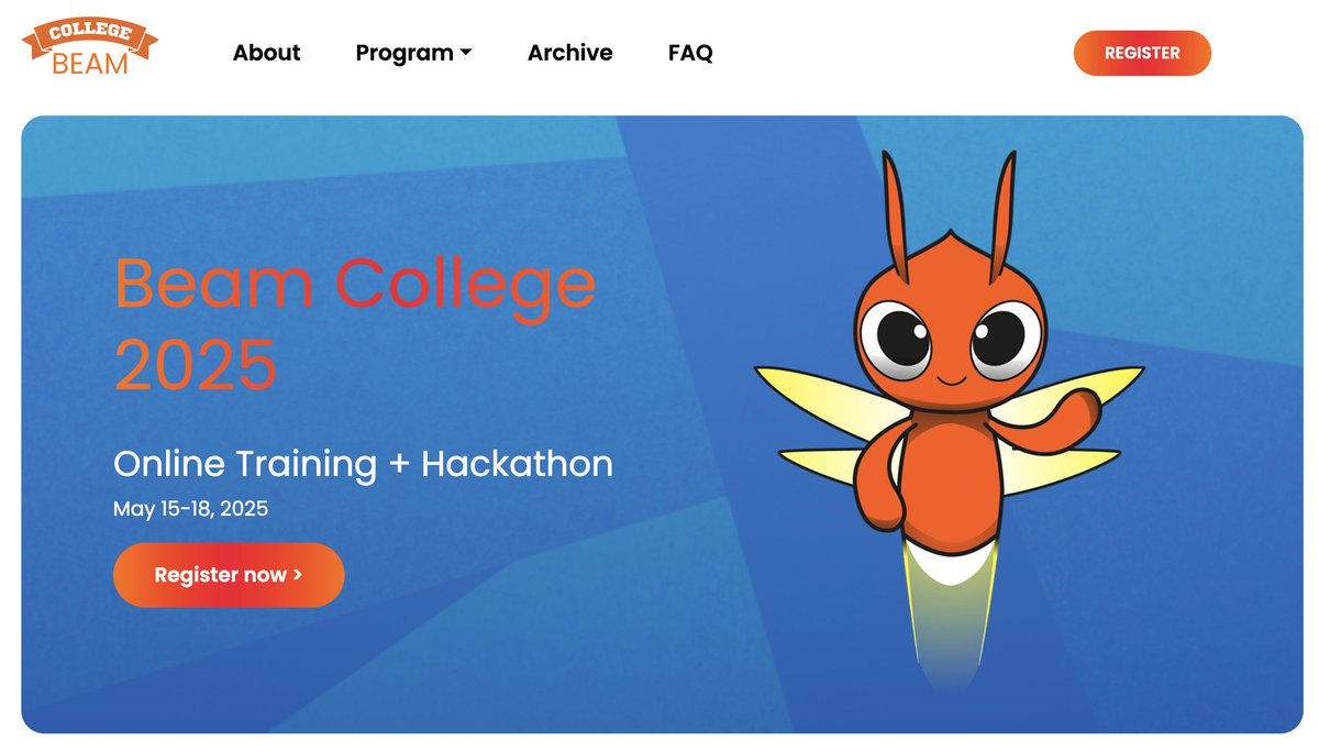 thecodemancer_'s tweet image. 🎉 I&apos;m excited to share that I&apos;ll be a mentor at the Beam College Hackathon!

What is Beam College?

#dataengineering #apachebeam

🧵[1/x]