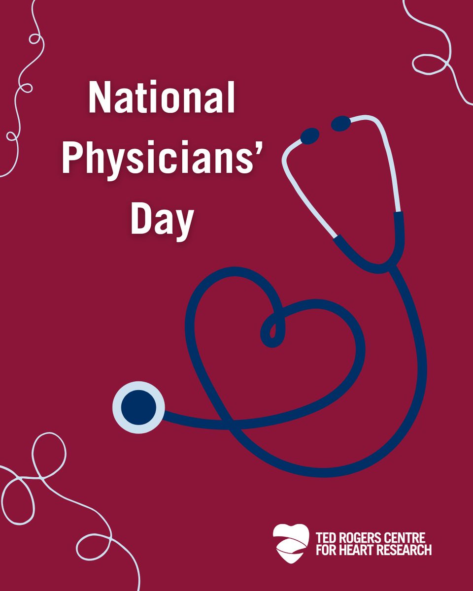 👩‍⚕️👨‍⚕️Happy #NationalPhysiciansDay! Today, we celebrate the physicians at the heart of our mission, who drive innovation and deliver exceptional care. From clinics to labs, your dedication inspires us all, and shapes a healthier future. Thank you! 

#HeartHealth #ThankYou #TRCHR