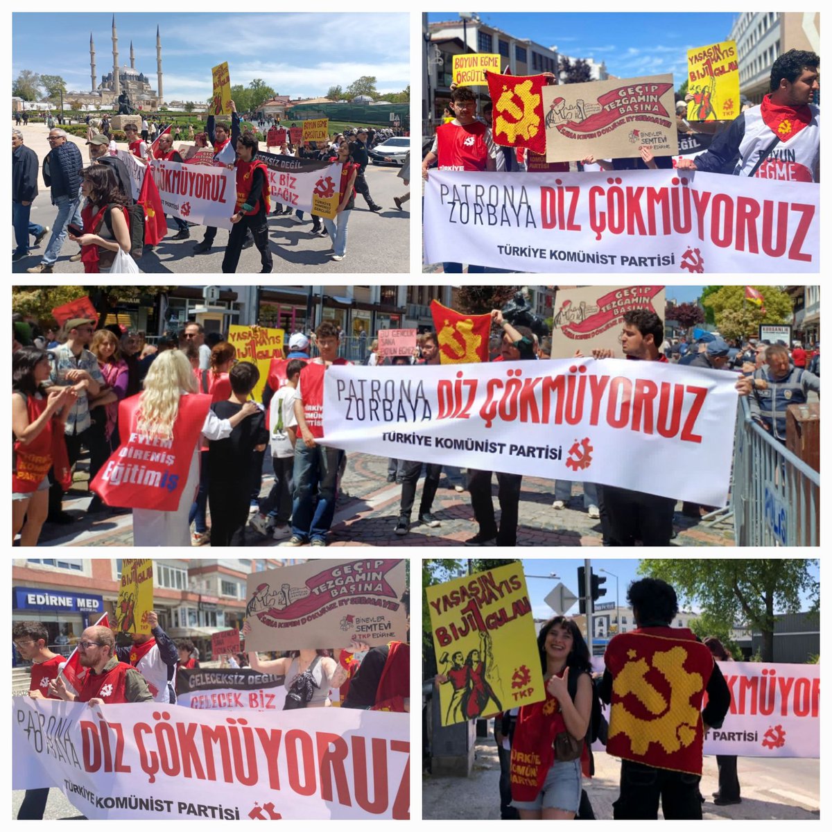 Türkiye Komünist Partisi olarak Edirne'de ahlaklı ve güçlü bir Sosyalist hareketi kurmak için alanlardaydık!
Ne patronlara, ne işbirlikçilere ne de zorbaya diz çökeceğiz!
