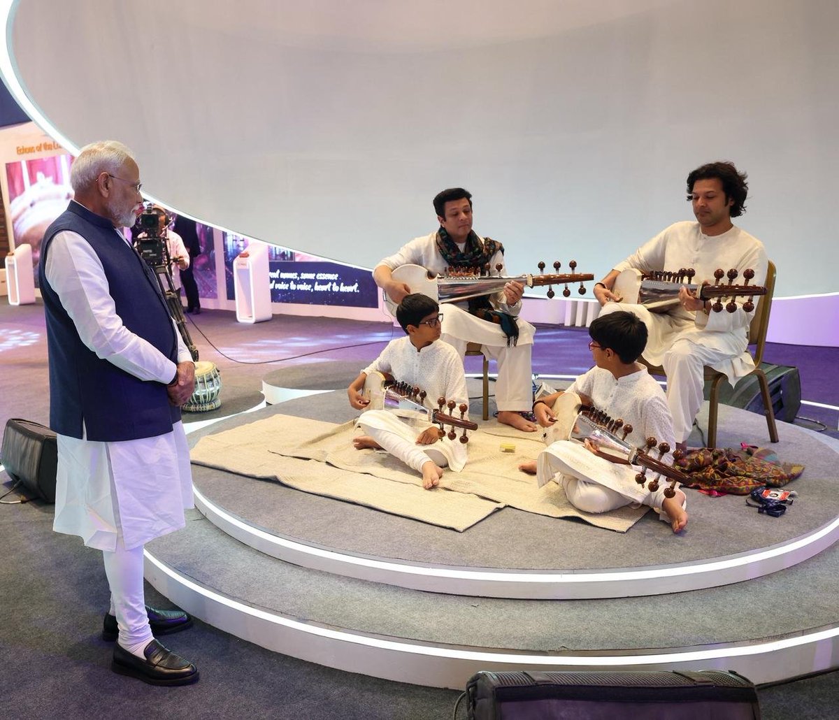 Narendra Modi (@narendramodi) on Twitter photo The Bharat Pavilion at Waves showcases our cinematic tradition and the opportunities that await in our country. I call upon the world to come to India and explore the creative opportunities here!
<a href="/WAVESummitIndia/">WAVES India</a> The Bharat Pavilion at Waves showcases our cinematic tradition and the opportunities that await in our country. I call upon the world to come to India and explore the creative opportunities here!
<a href="/WAVESummitIndia/">WAVES India</a>